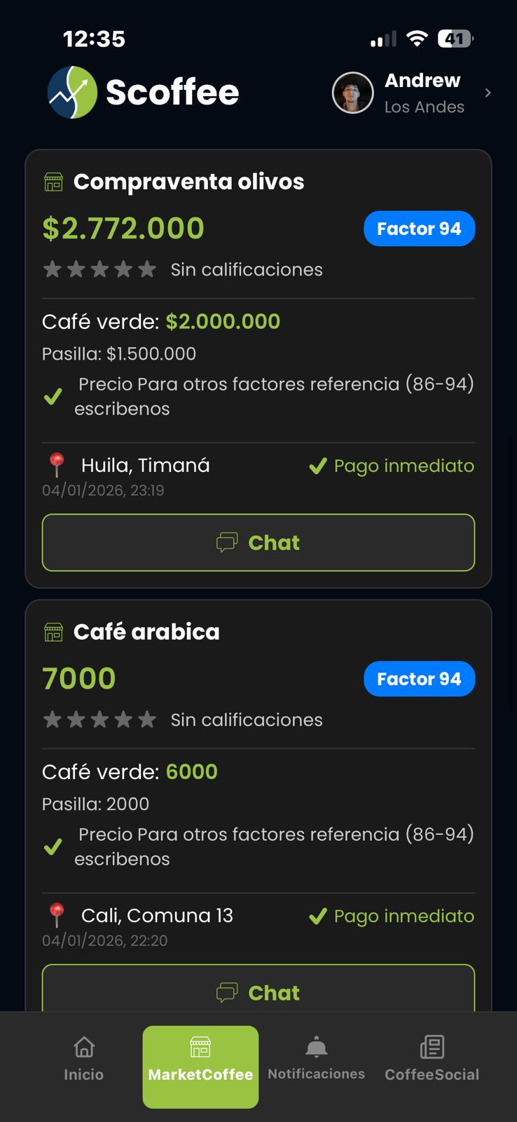 Scoffee App Screenshot 4